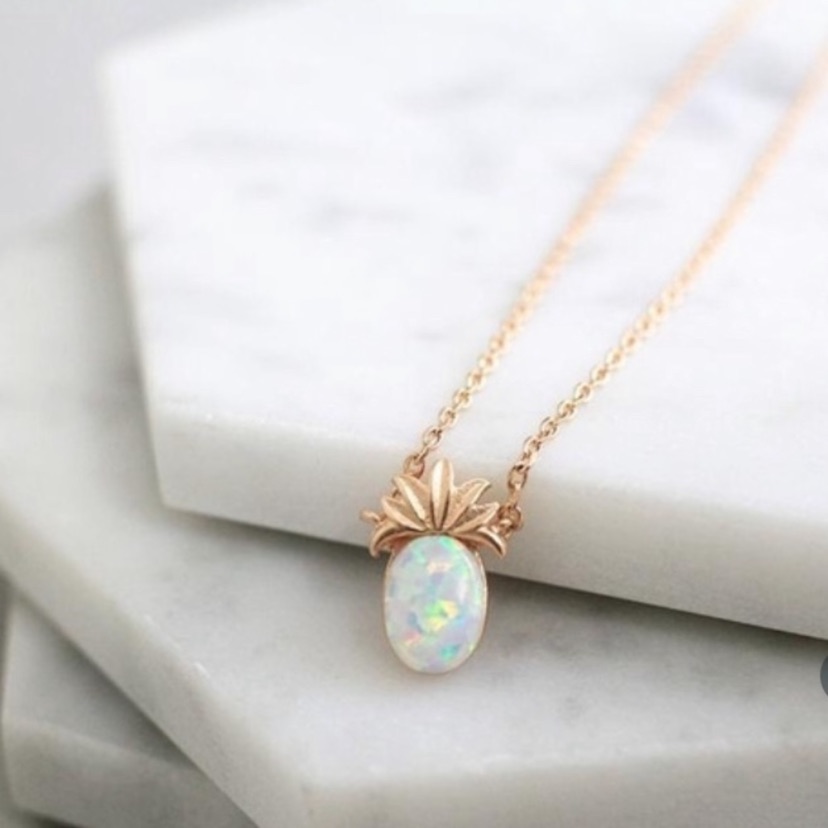 Rose Gold Pineapple Necklace Rose Gold Pineapple Necklace
